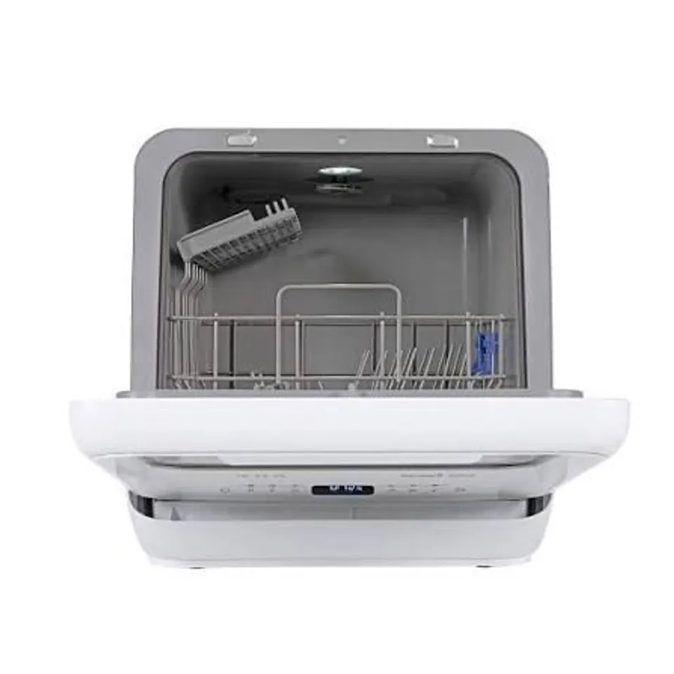 BOXED ELECTRIQ MINI TABLE TOP PORTABLE DISHWASHER - WHITE COMPARE SKU: EQDWTTGF QUICKFIND CODE: 1491095