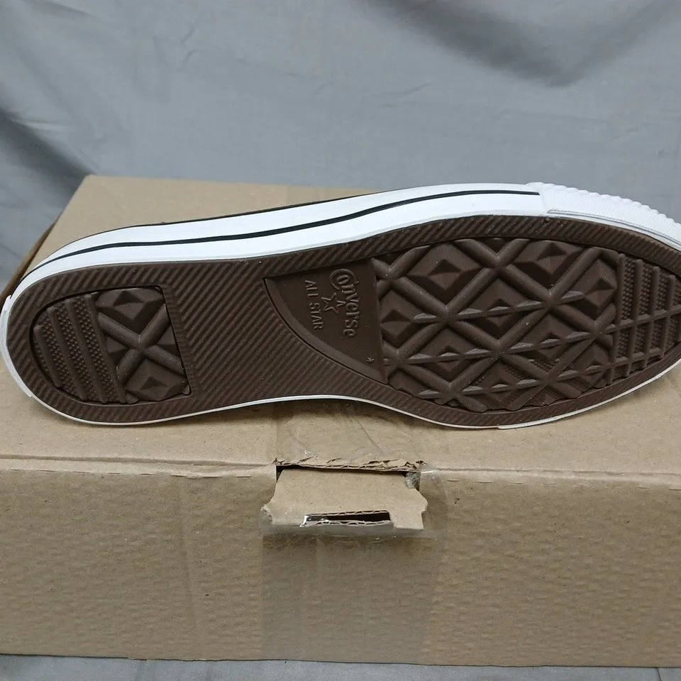 CONVERSE CHUCK TAYLOR ALL STAR HIGH-TOP SNEAKERS – BLACK. UK SIZE 6.5