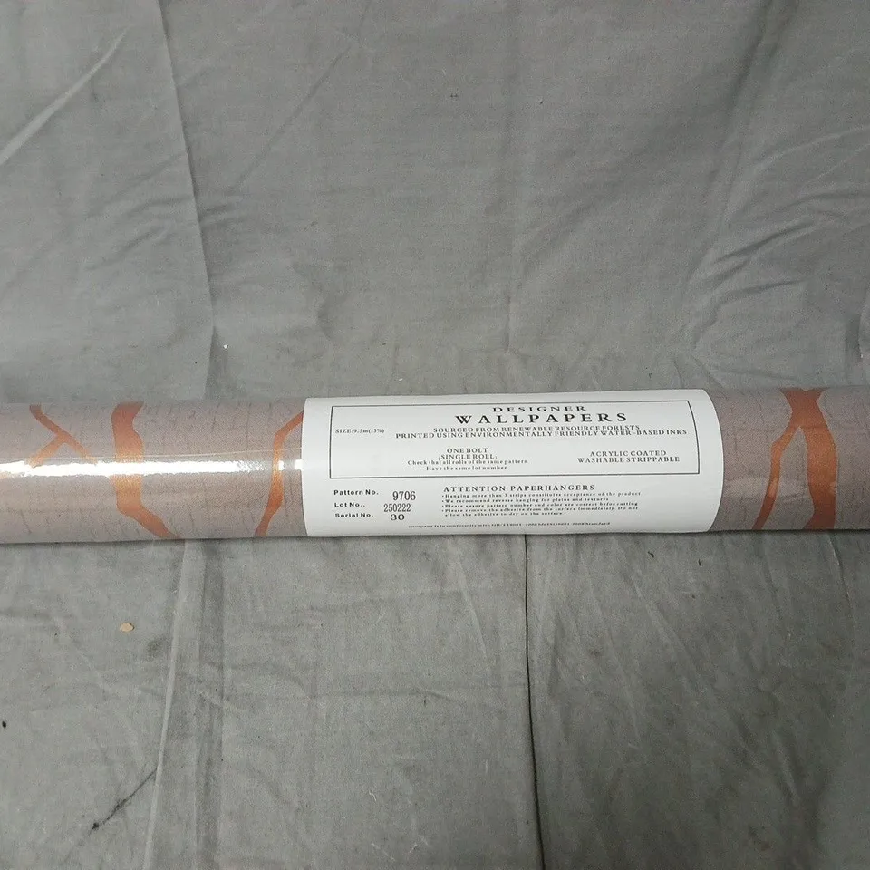 DESIGNER WALLPAPERS – SINGLE ROLL BOLT, PATTERN NO. 9706