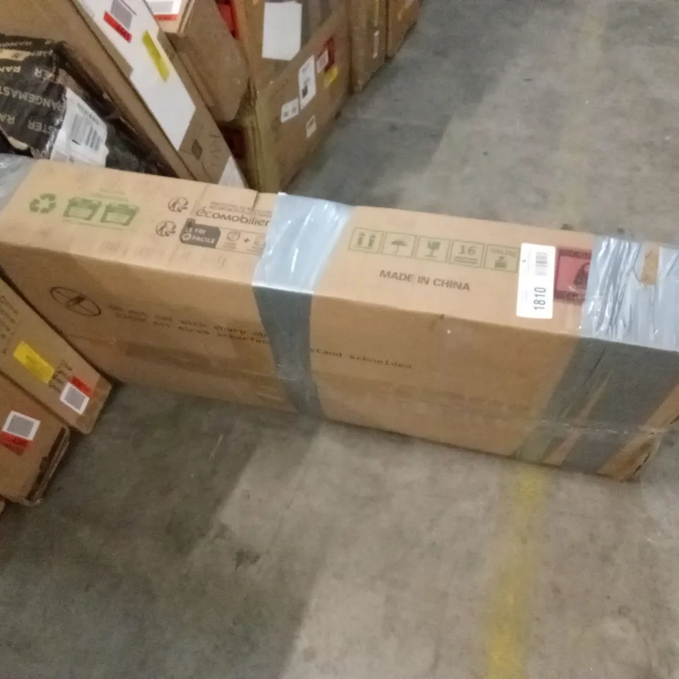 BOXED 9-DRAWER DRESSING TABLE WITH MIRRORS, WHITE MAKEUP VANITY DESK (1 BOX)