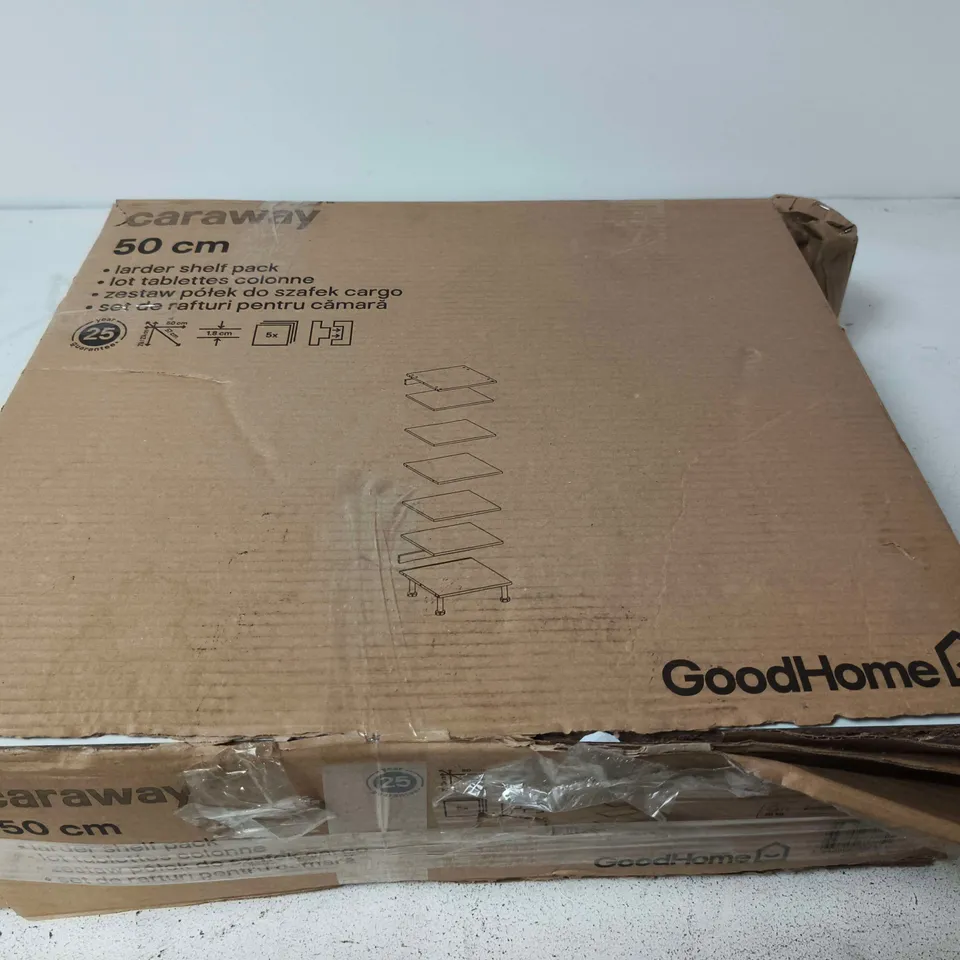 GOODHOME CARAWAY 50 CM SHELVING UNIT – BOXED 