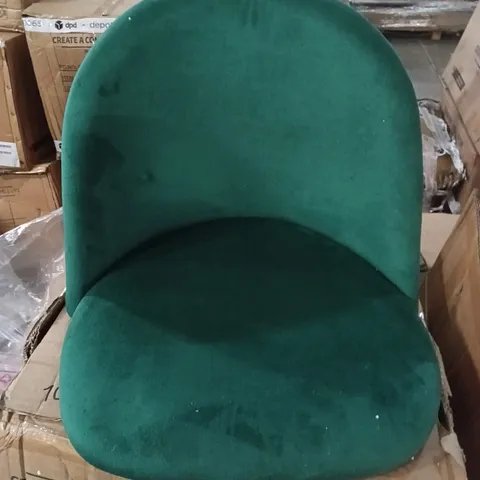 BOXED SET OF 2 VELVET DINING CHAIR