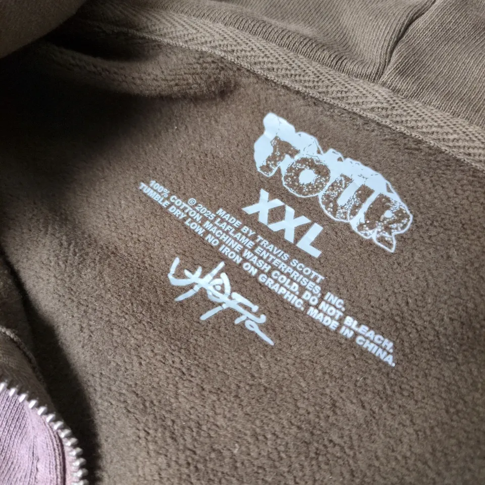 TRAVIS SCOTT TOUR HOODIE - CIRCUS MAXIMUS – XXL (TRAVIS SCOTT BRANDING)
