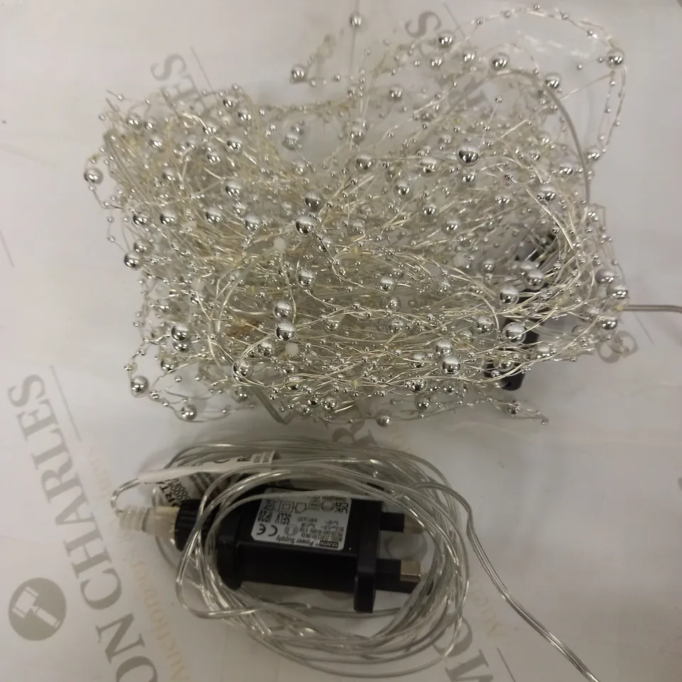 SILVER BEADED COPPER HORSETAIL LIGHTS