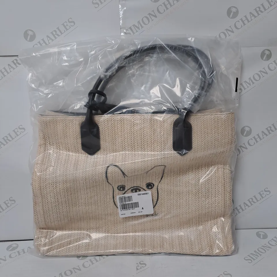 BAGGED ELLA BEACH BAG - NATURAL 
