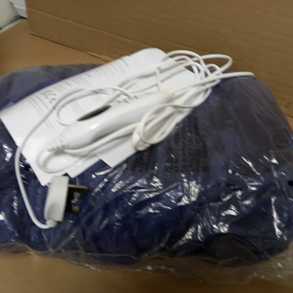 COZEE HOME HEATED NAVY THROW