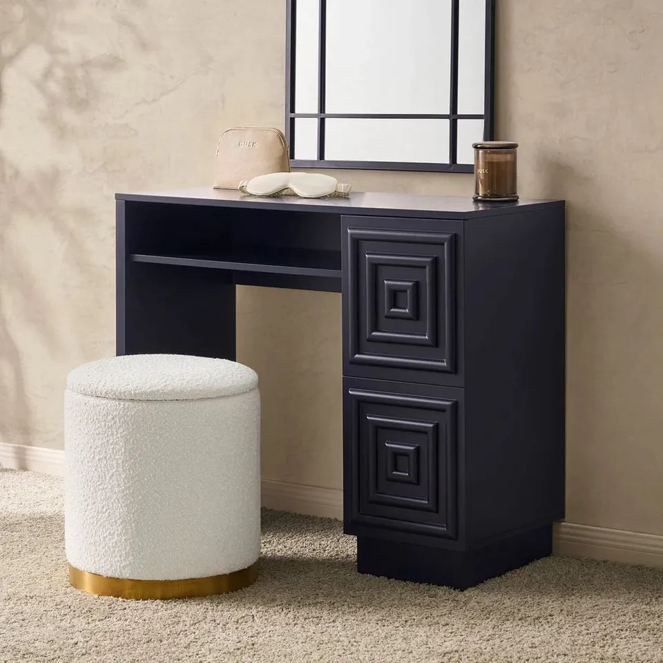BOXED DUSK HARLOW DRESSING TABLE - MIDNIGHT (1 BOX)