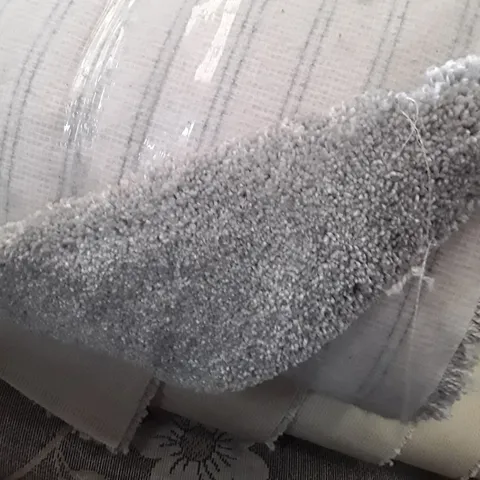 ROLL OF QUALITY LIGHT GREY CARPET