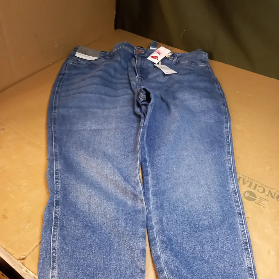 NEXT JEANS CROP SKINNY HIGH RISE SIZE 24 