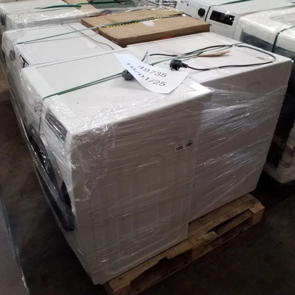 PALLET OF APPROXIMATELY 4 UNPROCESSED RAW RETURN WHITE GOODS TO INCLUDE;