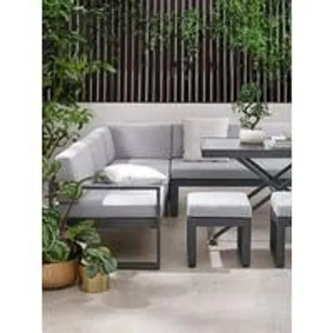 BOXED CUBA CORNER DINING SET WITH LIFT-UP TABLE (2 BOXES)