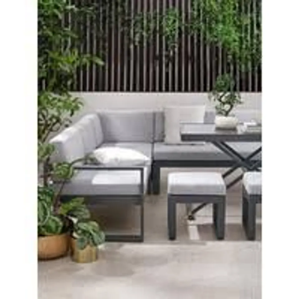 BOXED CUBA CORNER DINING SET WITH LIFT-UP TABLE (2 BOXES) RRP £999.99