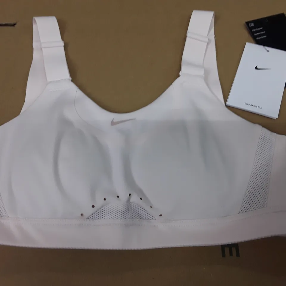 NIKE ALPHA BRA IN PALE PINK - XS