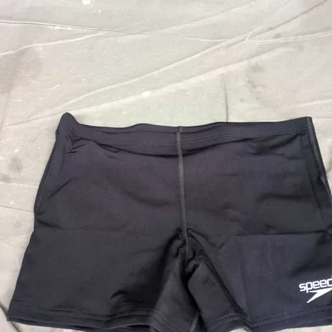 SPEEDO MEN’S BLACK SWIM SHORTS – UK 34 (US 34)