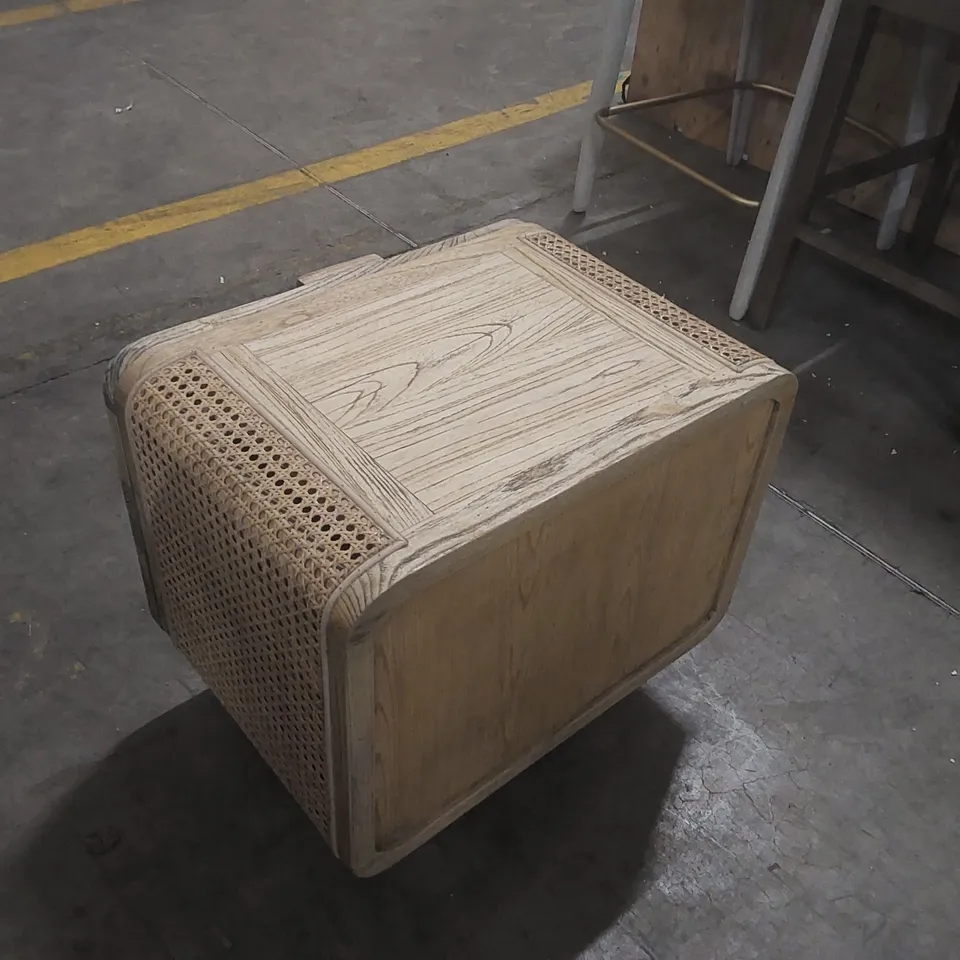 DESIGNER WOODEN BEDSIDE TABLE