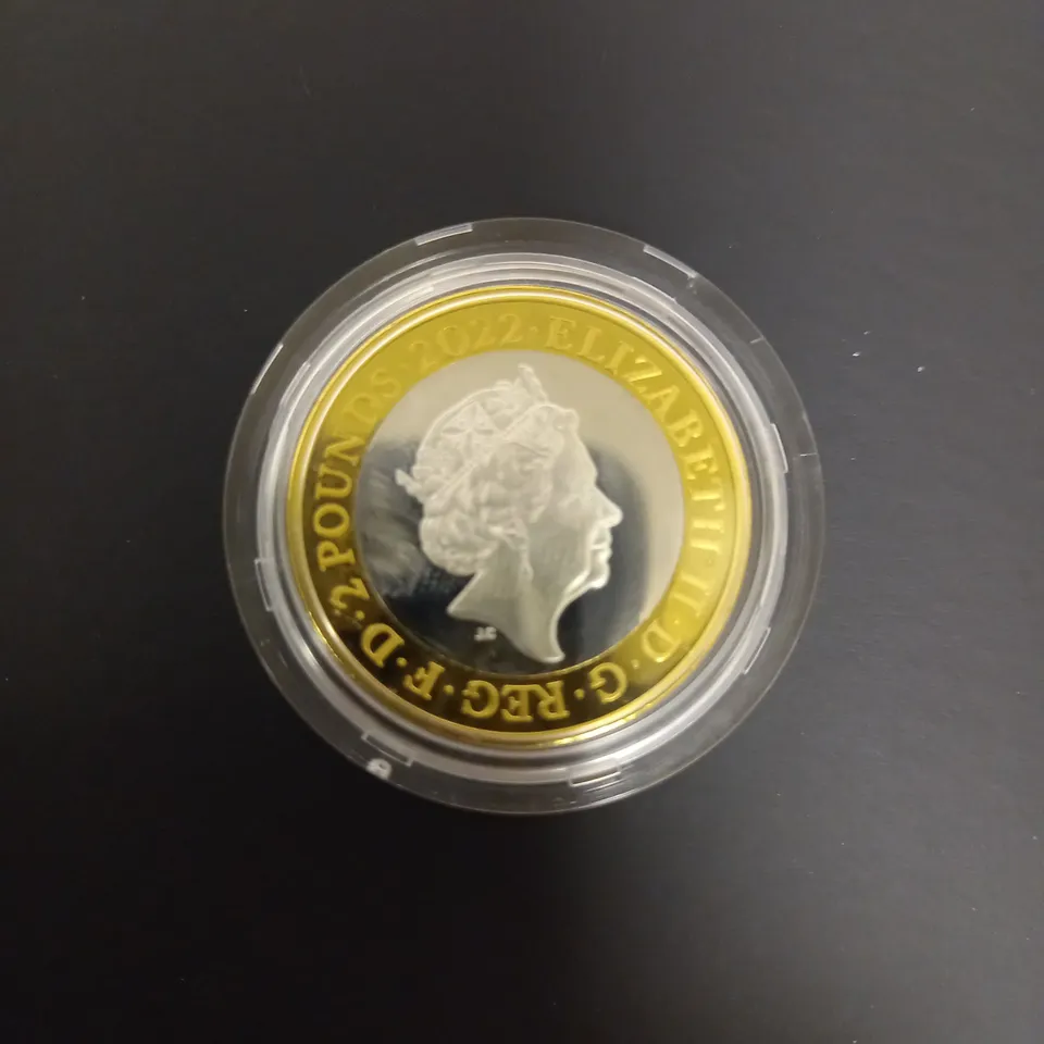 THE ROYAL MINT THE 150TH ANNIVERSARY OF THE FA CUP 2022 UK £2 SILVER PROOF PIEDFORT COIN
