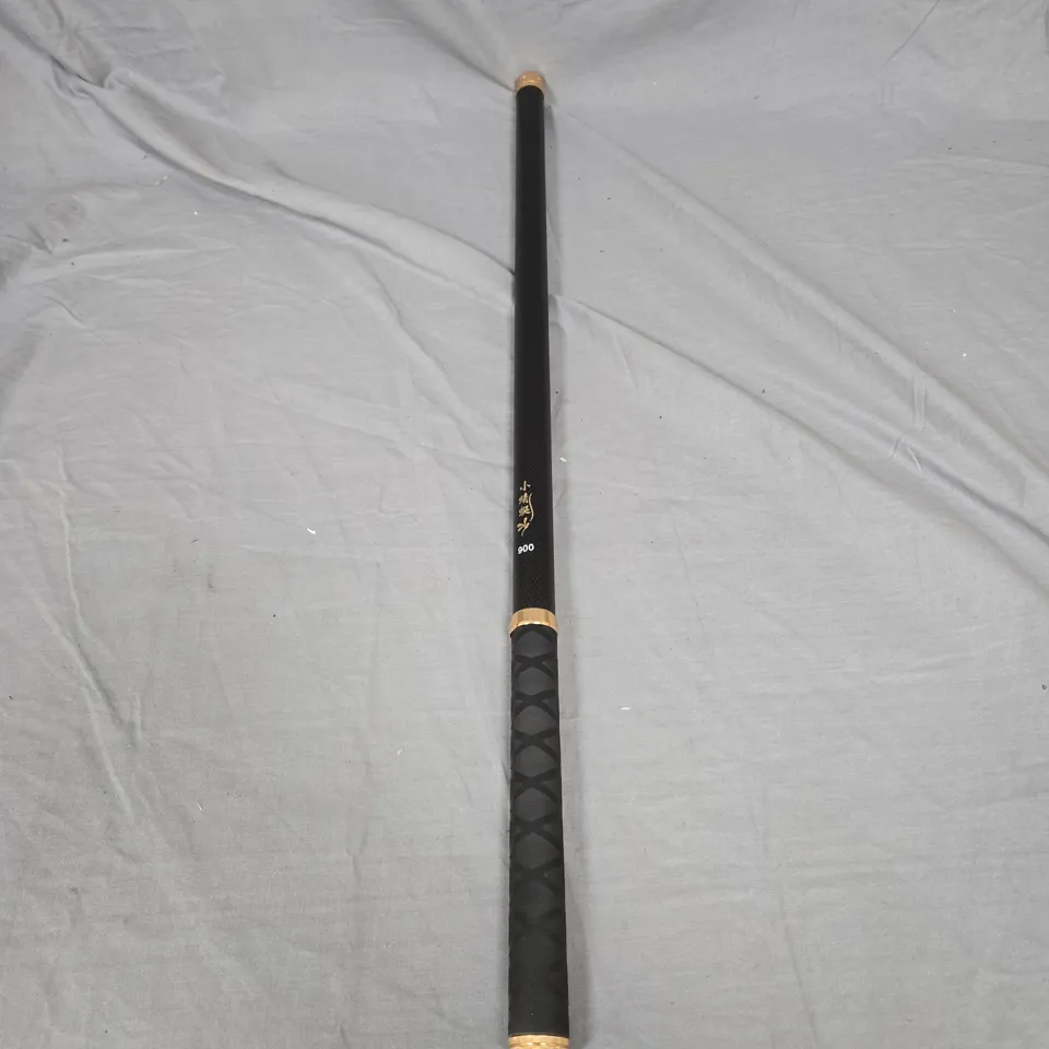 BLACK FISHING ROD WITH GOLD EDGES, HIGH PERFORMANCE CARBON 900