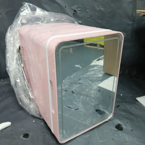 MINI MIRRORED FRIDGE IN PINK 