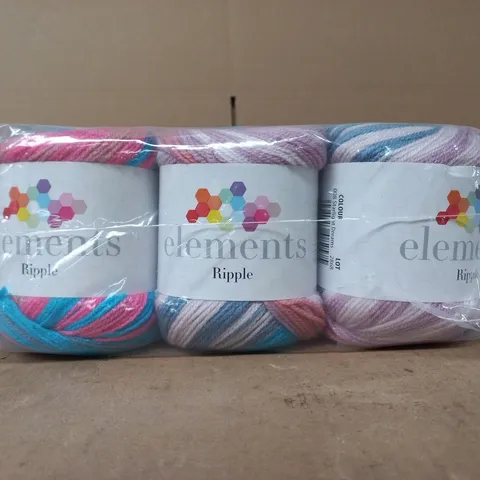 ELEMENTS RIPPLE SET OF 6 KNITTING YARNS