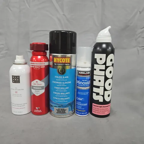 APPROXIMATELY 10 ASSORTED HOUSEHOLD ITEMS TO INCLUDE OLD SPICE, ETC - COLLECTION ONLY