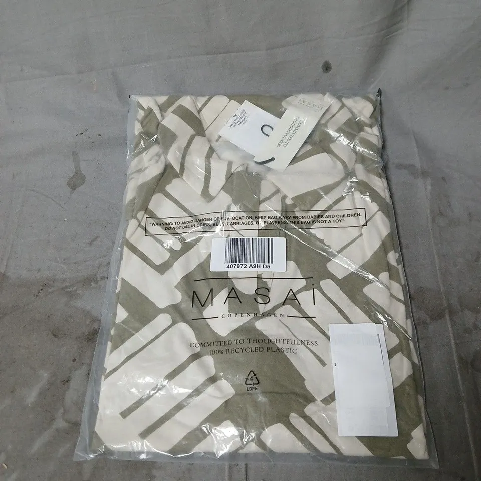 MASAI COPENHAGEN A SHAPE REGULAR DUSKY GREEN DRESS XL. BAGGED