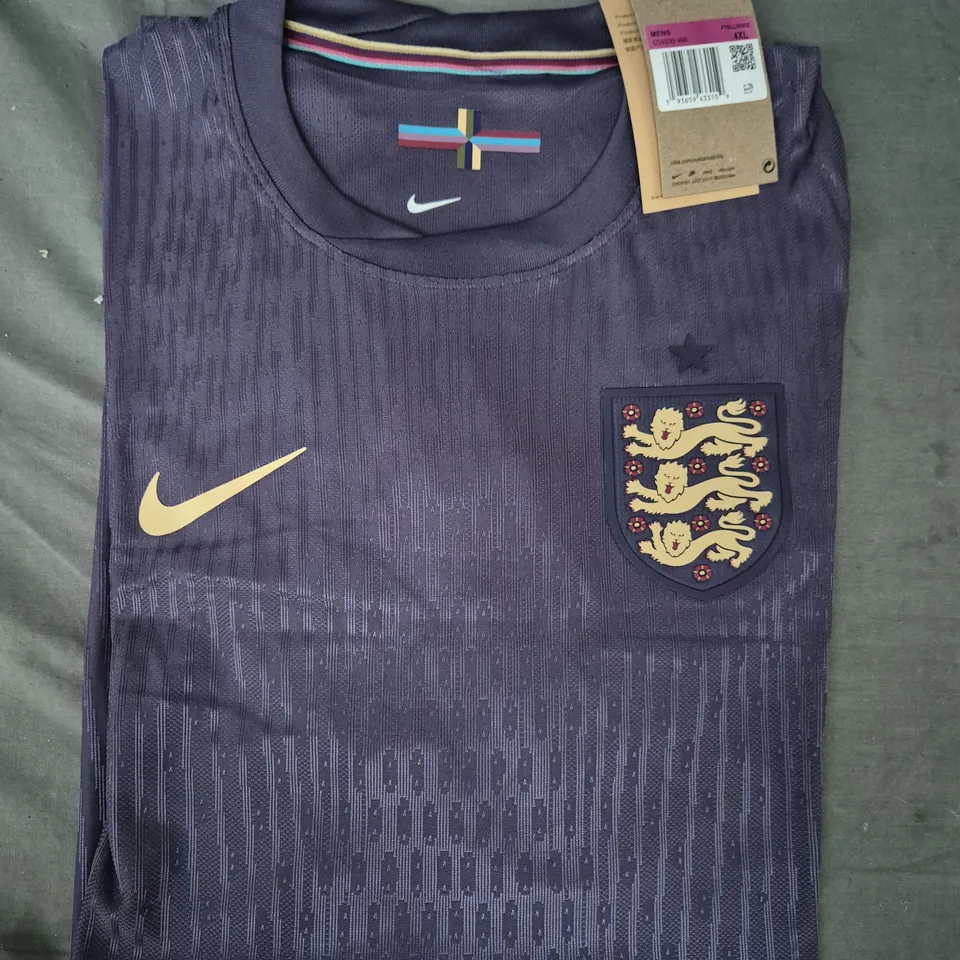 NIKE ENGLAND FOOTBALL TOP IN PURPLE SIZE 4XL