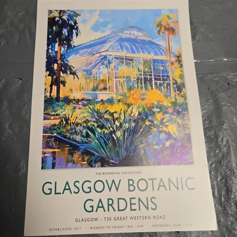 GLASGOW BOTANIC GARDENS POSTER – THE BOTANICAL COLLECTION
