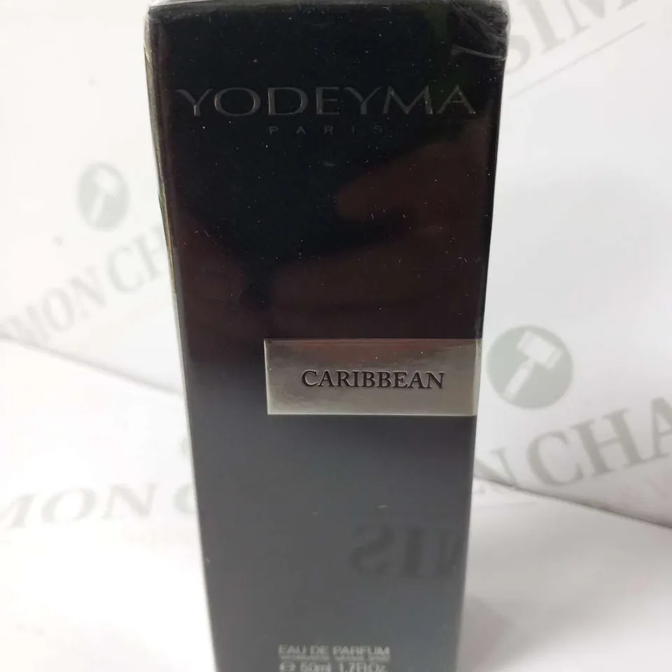 BOXED AND SEALED YODEYMA PARIS CARIBBEAN EAU DE PARFUM 50ML