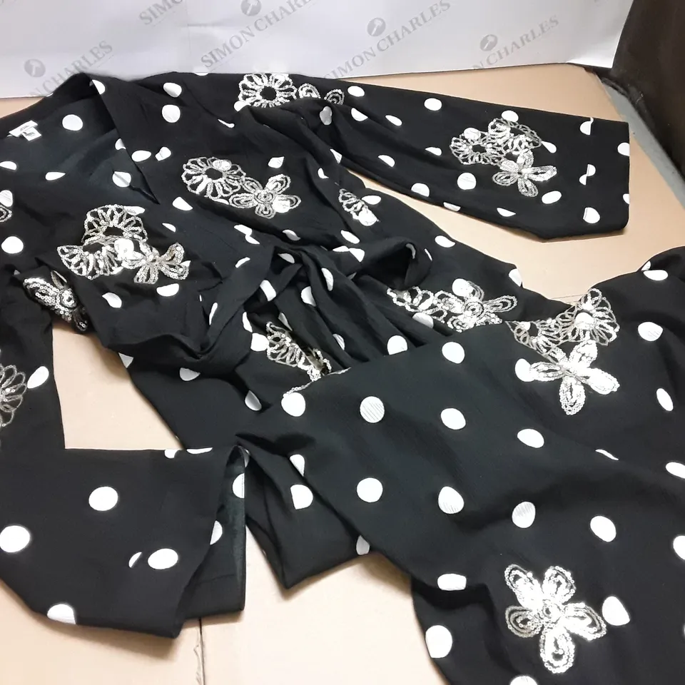 RIVER ISLAND TIE FRONT DRESS - 12