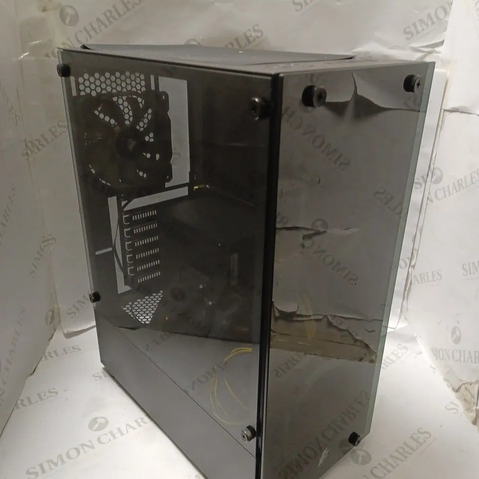 1ST PLAYER GLASS PANELLED GAMING COMPUTER CASE & POWER SUPPLY