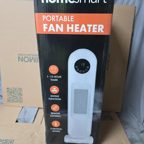 HOMESMART PORTABLE FAN HEATER – BOXED