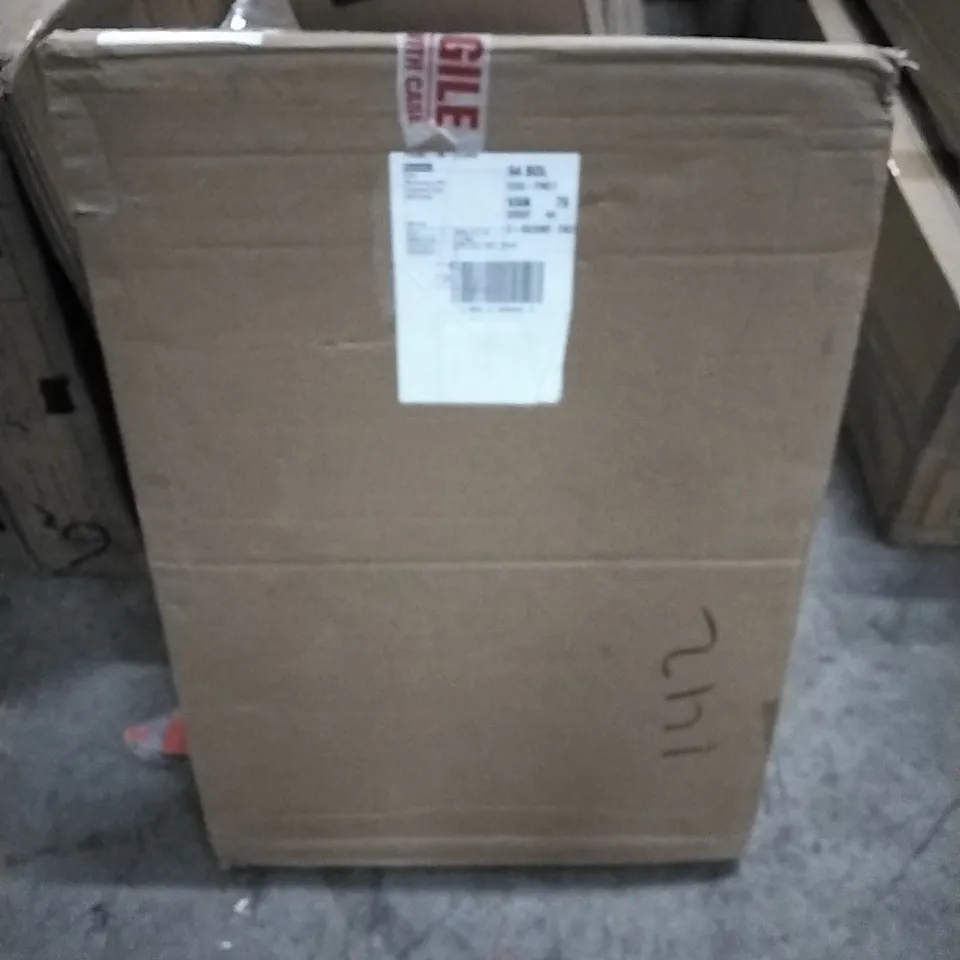 BOXED BEDSIDE TABLE WARM WHITE SC2108