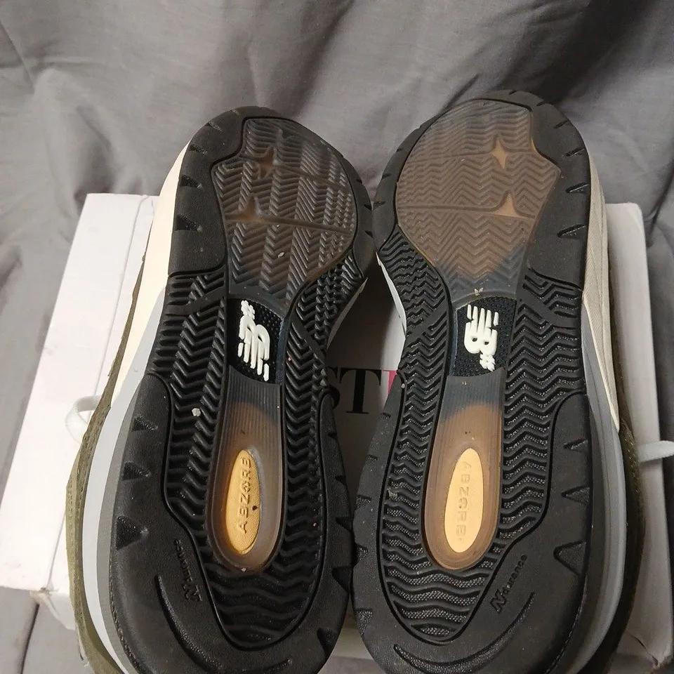 NEW BALANCE 993 SNEAKERS – OLIVE/KHAKI, PAIR  UK SIZE 11.5