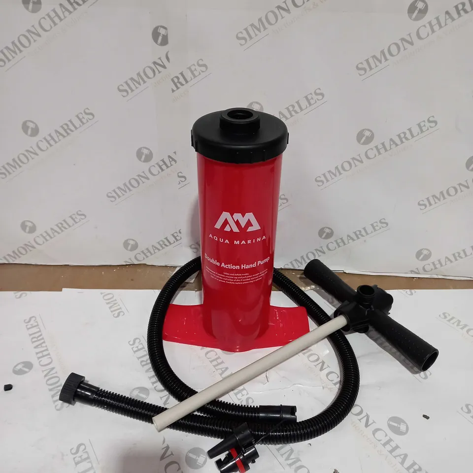 AQUA MARINA DOUBLE ACTION HAND PUMP - RED