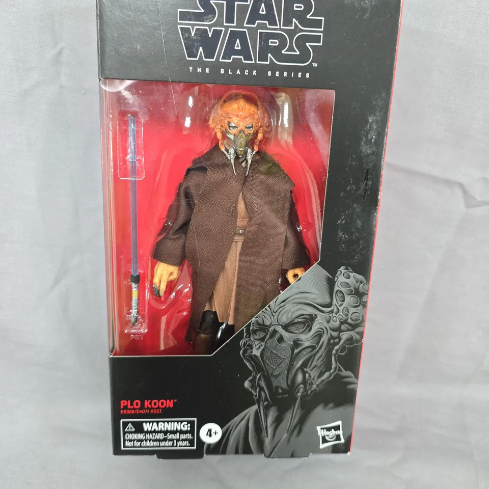 STAR WARS THE BLACK SERIES PLO KOON ACTION FIGURE – IN BOX