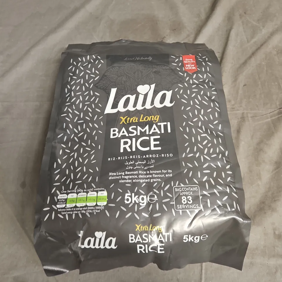 LAILA XTRA LONG BASMATI RICE 5KG