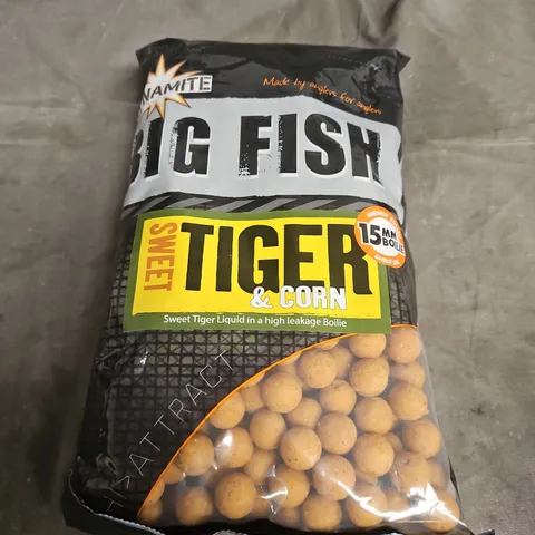 DYNAMITE BAITS SWEET TIGER & CORN BOILIE 15MM 1KG