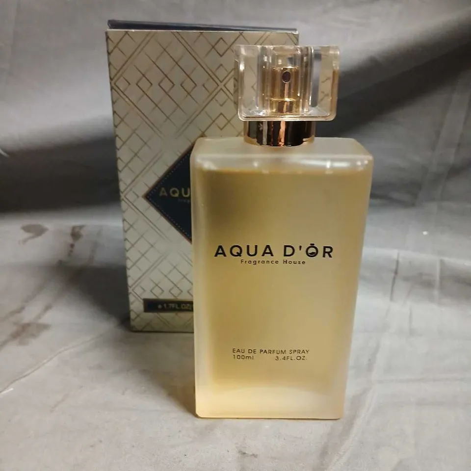 BOXED AQUA D'OR FRAGRANCE HOUSE EAU DE PARFUM 100ML