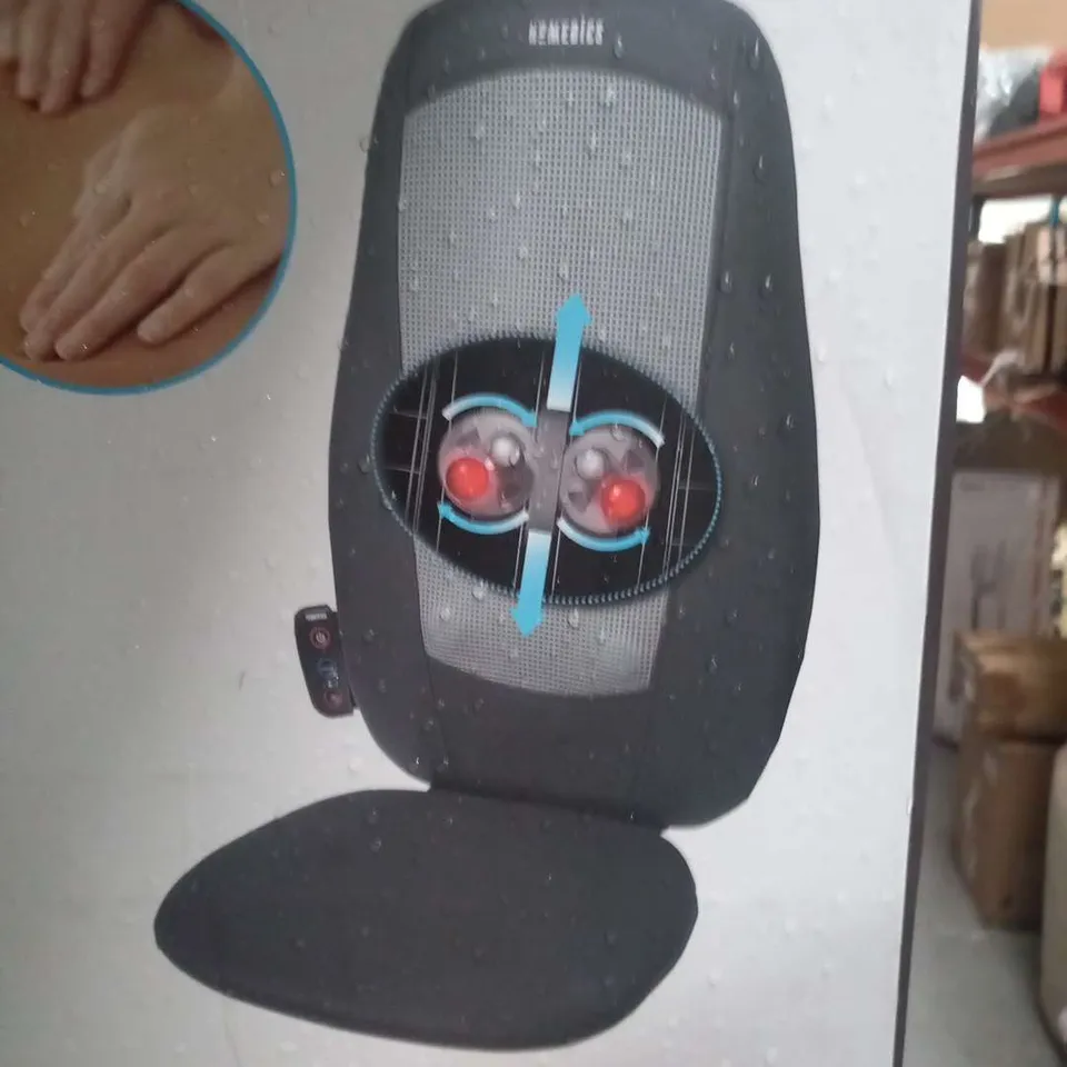 BOXED HOMEDICS SBM-179H SHIATSU MASSAGER WITH HEAT