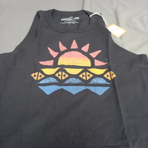 PASSENGER BLACK SLEEVELESS TOP- MEDIUM