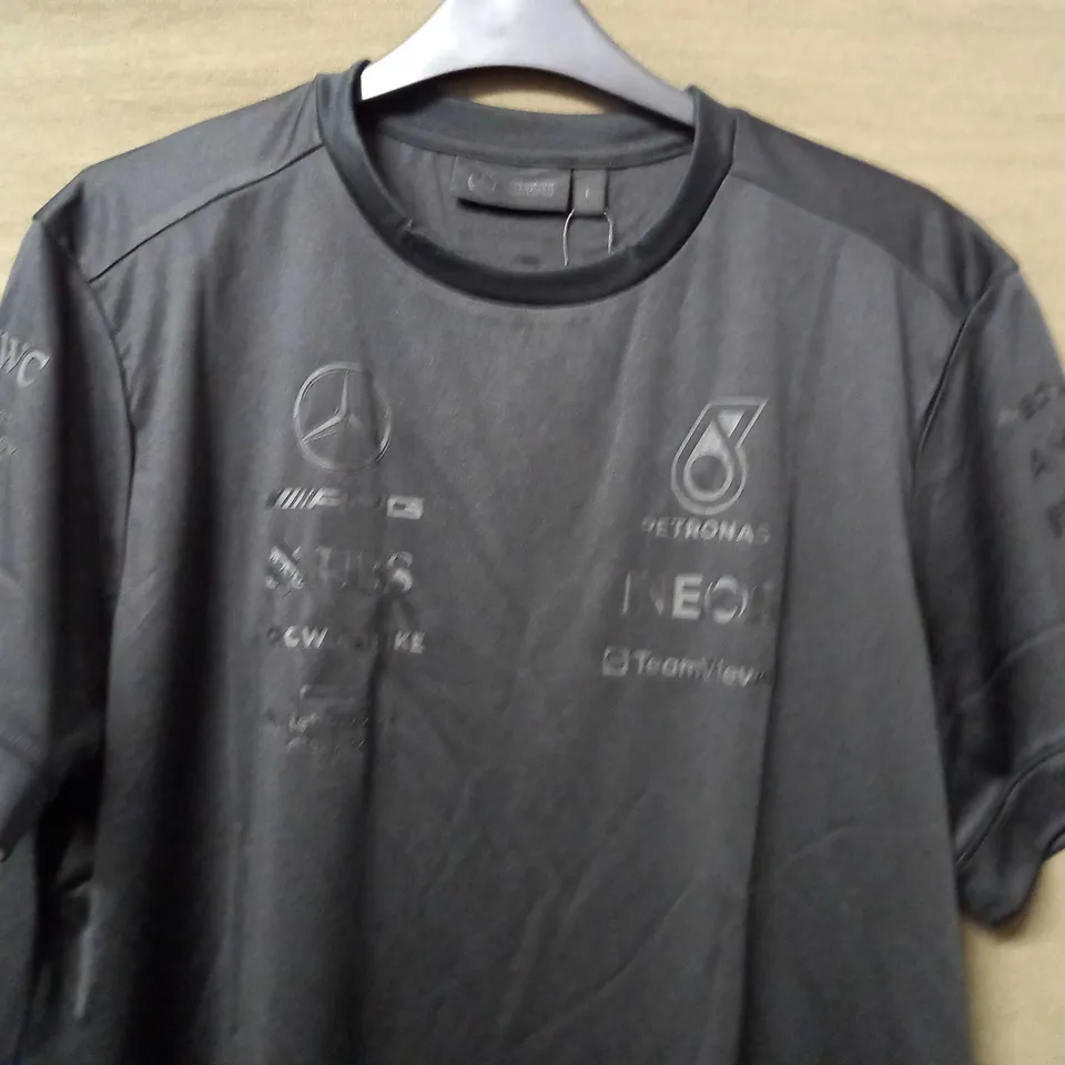 MERCEDES MENS STEALTH TEE IN BLACK - LARGE