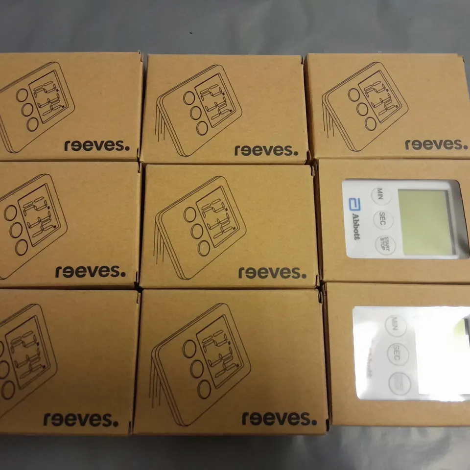 LOT OF 9 REEVES KITCHEN TIMERS