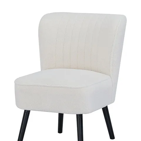 BOXED POPPY BOUCLE CHAIR - COLLECTION ONLY