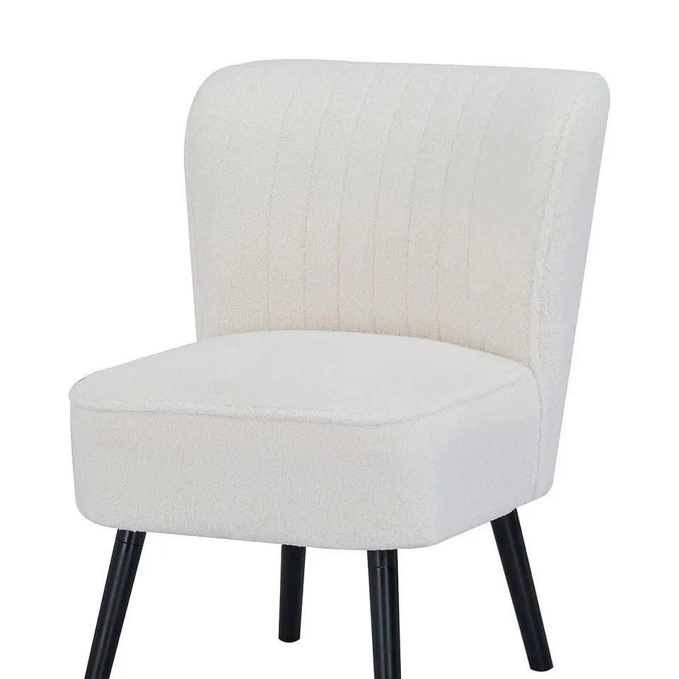 BOXED POPPY BOUCLE CHAIR - COLLECTION ONLY RRP £159.99