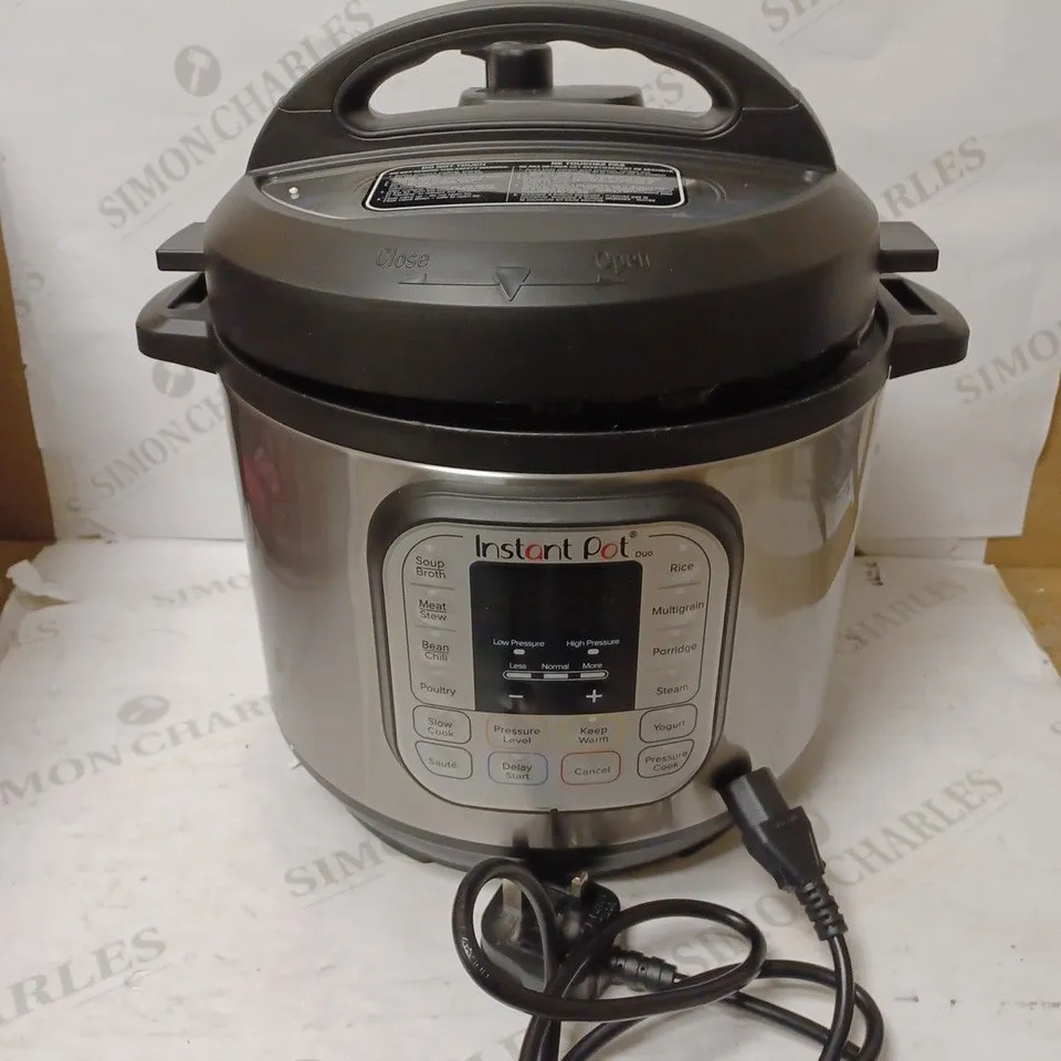 INSTANT POT DUO SMART PRESSURE COOKER