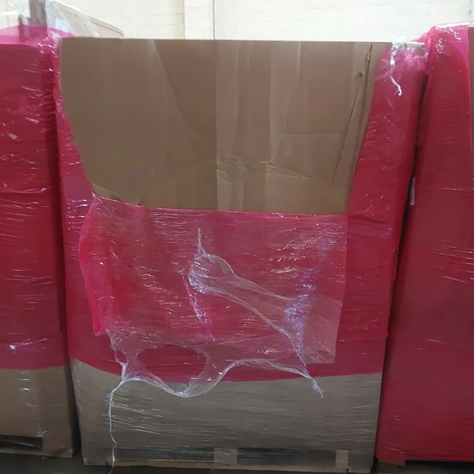 PALLET OF ASSORTED ITEMS INCLUDING: ELECTRIC HOUSEHOLD OVEN, PRAM, CAT TREE, CLOTHES DRYING RACK, BED RAIL GUARD ECT