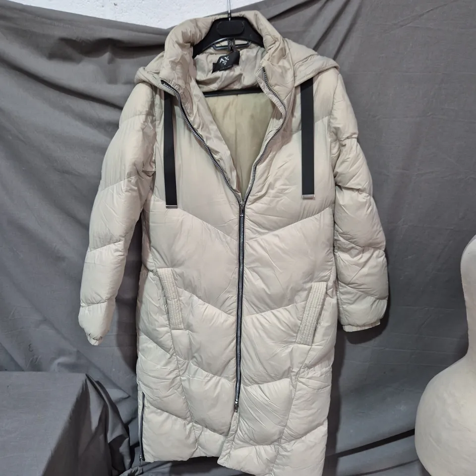 AX PARIS BEIGE LONG PUFFER COAT – WOMEN'S OUTERWEAR.