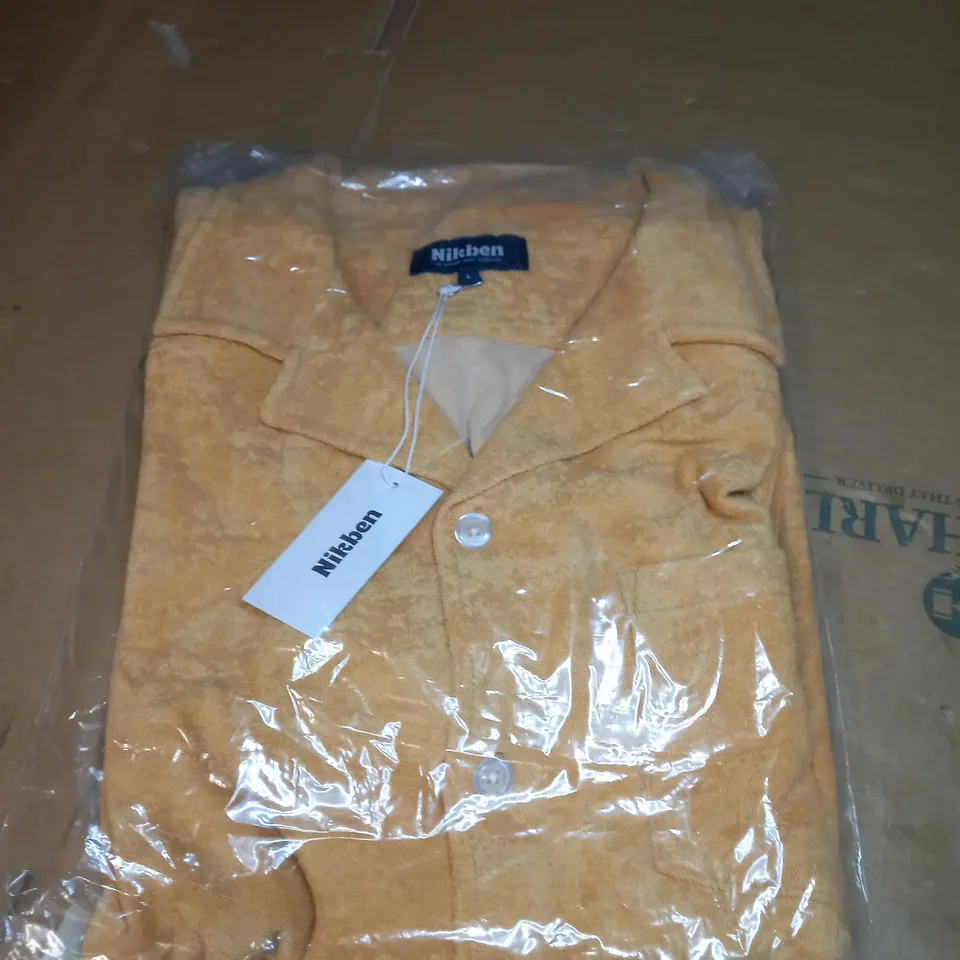 NIKBEN TERRY BOWLING SAND SHIRT SIZE L