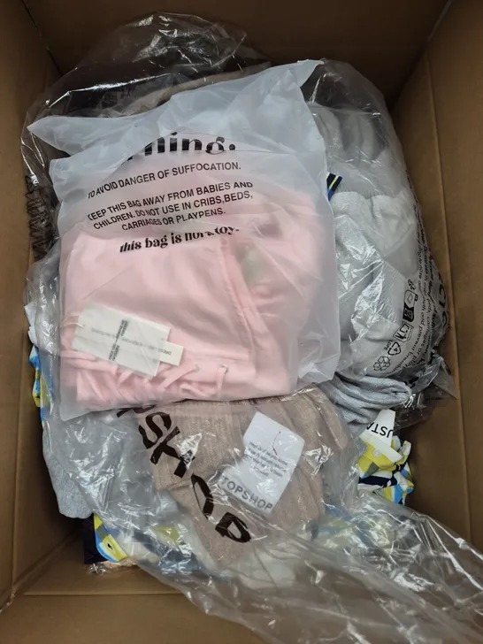 Lot 6290: LARGE BOX OF APPROXIMATELY 25 ASSORTED CLOTHING ITEMS IN ...