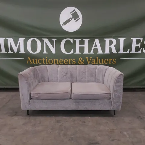 QUALITY DESIGNER GUILD FABRIC UPHOLSTERED 3 SEATER SOFA